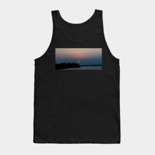 Sunset through a smoky sky Tank Top